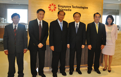 ST Telemedia Hosts Laos and Myanmar ICT Ministers